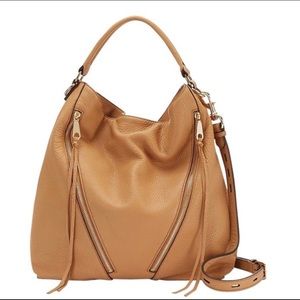 Rebecca Minkoff Moto Tan/Camel Leather Hobo Bag